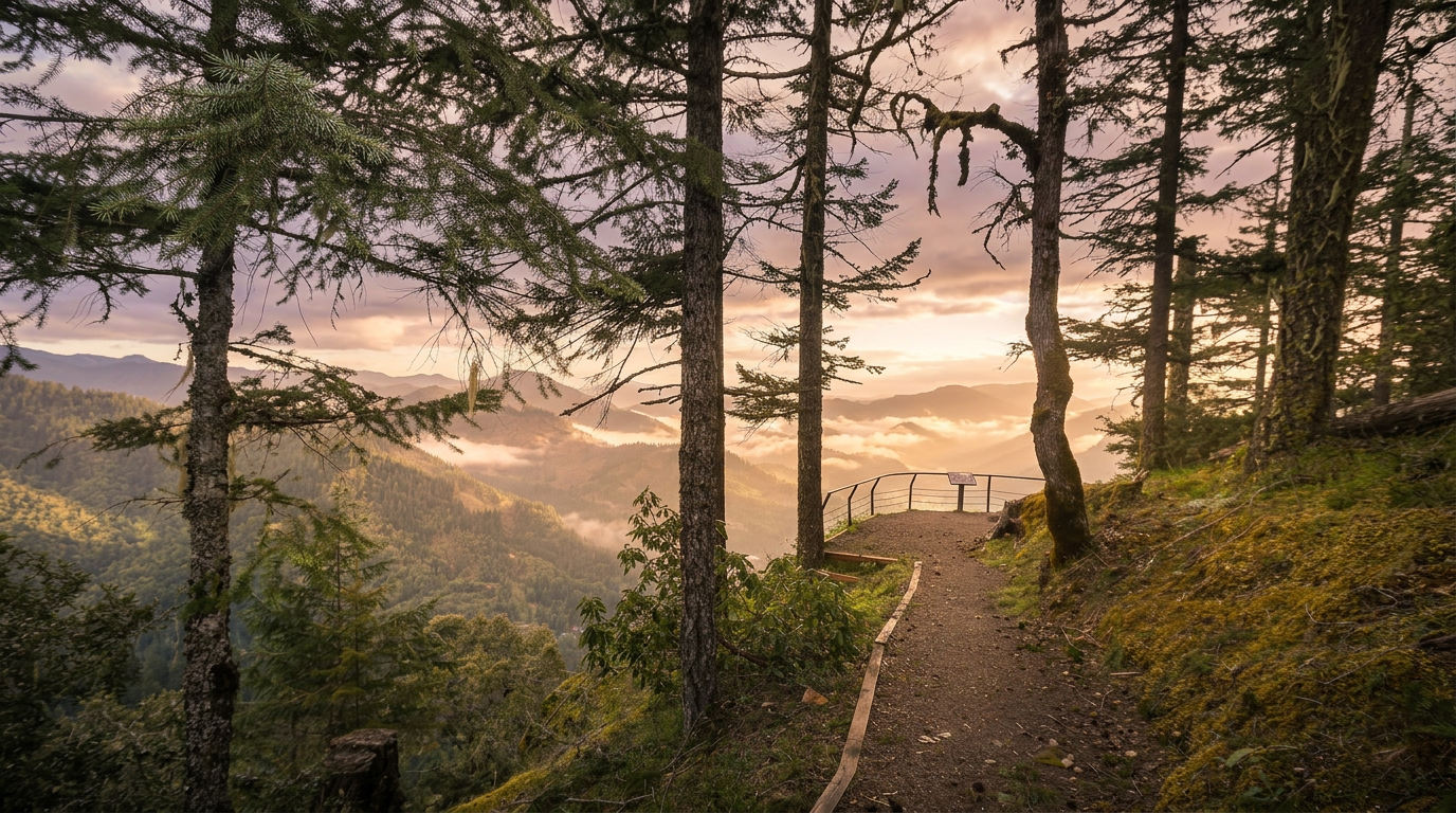 Flat Creek Trailhead Overlook