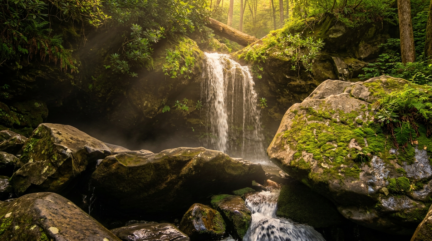 Grotto Falls Trail (Trillium Gap Trail)